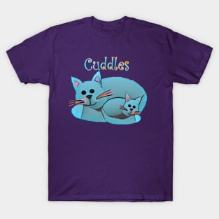 Blue Kitties T-Shirt